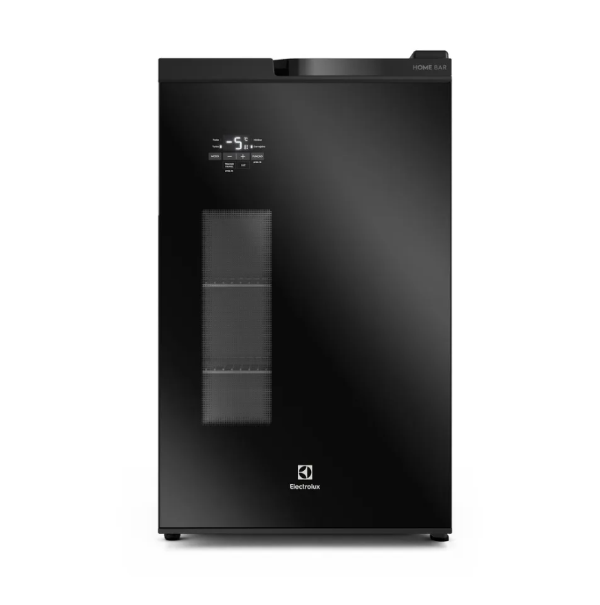 Cervejeira Home Bar Frost Free 100L Porta de Vidro Preta