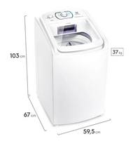 Máquina de Lavar 11kg Branca Essential Care com Easy Clean e Filtro Fiapos – 127V